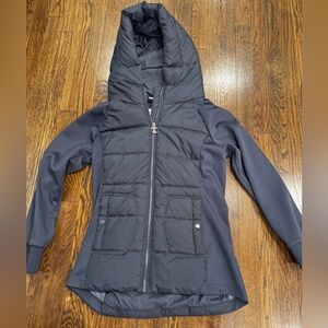 BARBOUR Women's Quilted Puffer Jacket Size US 8 Black EUC